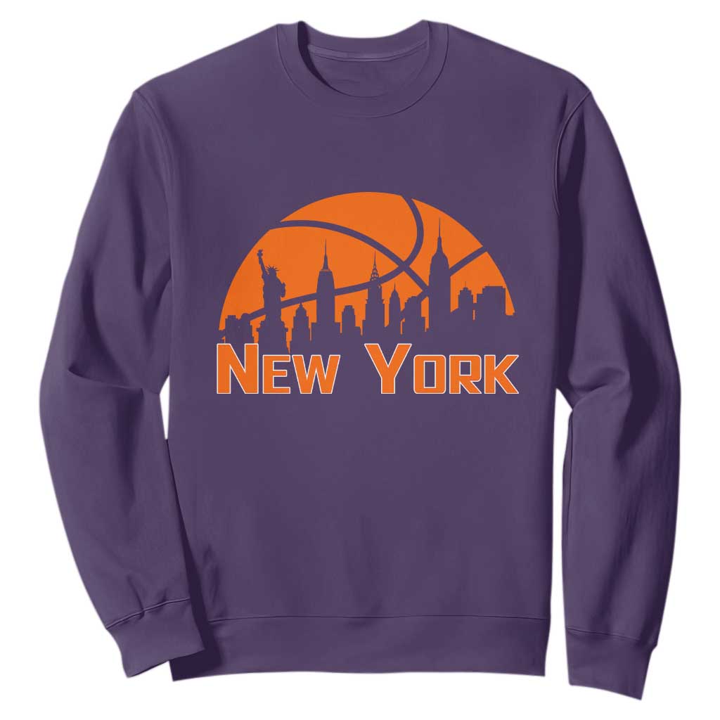 New York Skyline NY State Pride Sweatshirt Game Day Sports Fan