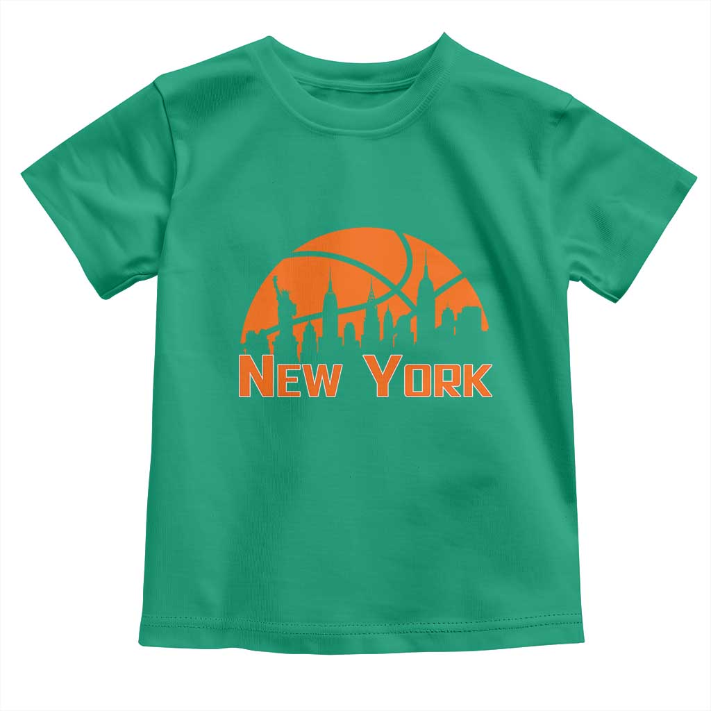 New York Skyline NY State Pride Toddler T Shirt Game Day Sports Fan