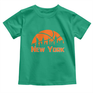 New York Skyline NY State Pride Toddler T Shirt Game Day Sports Fan