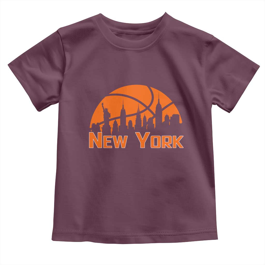 New York Skyline NY State Pride Toddler T Shirt Game Day Sports Fan