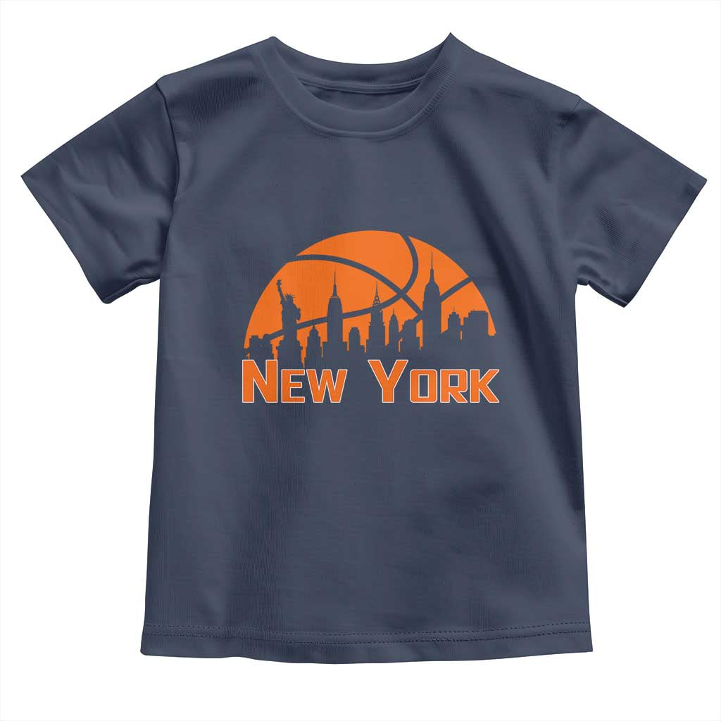 New York Skyline NY State Pride Toddler T Shirt Game Day Sports Fan