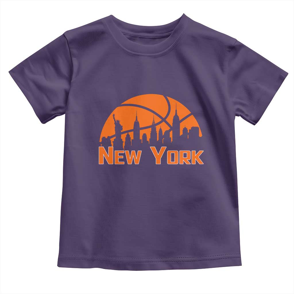 New York Skyline NY State Pride Toddler T Shirt Game Day Sports Fan
