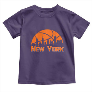 New York Skyline NY State Pride Toddler T Shirt Game Day Sports Fan