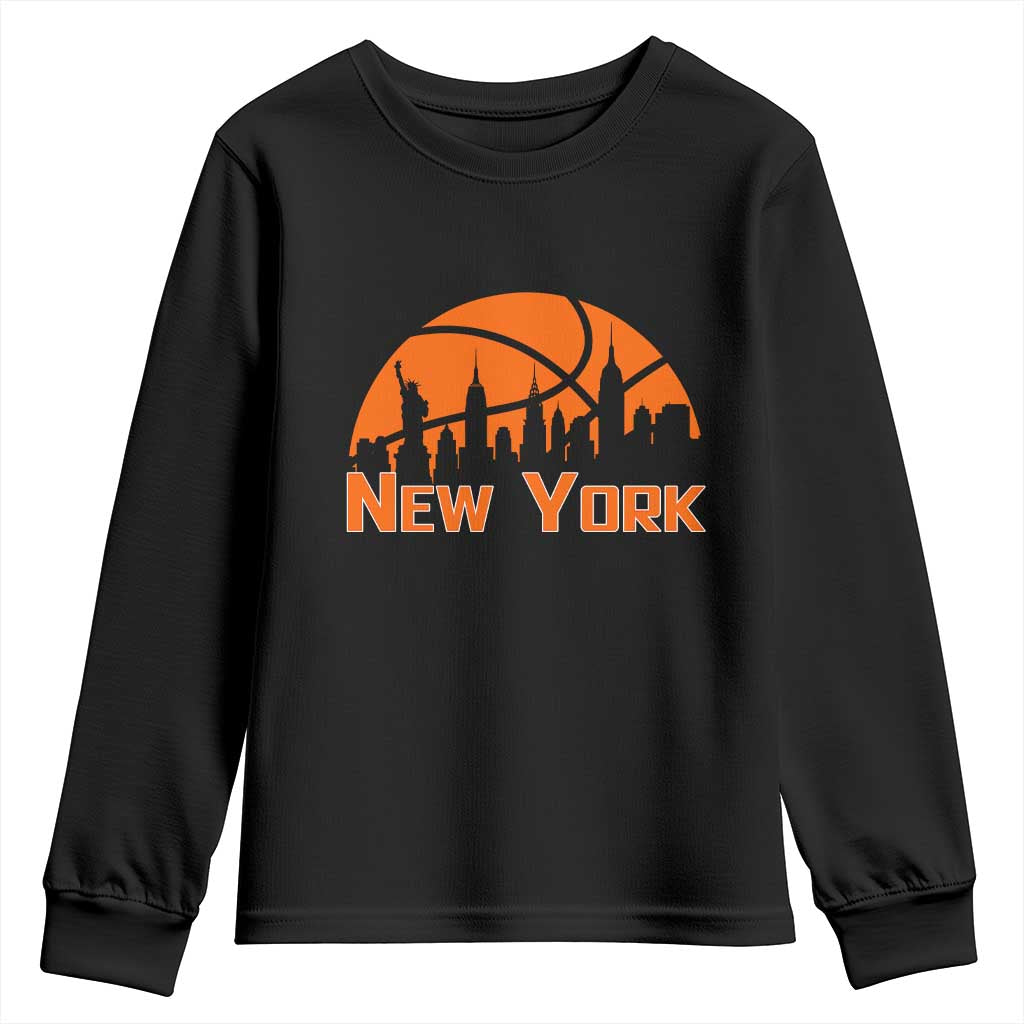 New York Skyline NY State Pride Youth Sweatshirt Game Day Sports Fan