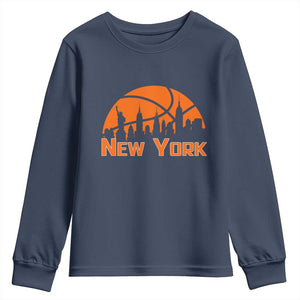 New York Skyline NY State Pride Youth Sweatshirt Game Day Sports Fan
