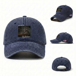 I'll Be in the Backyard Washed Cotton Baseball Cap Funny Whiskey Cigar Raccoon Dad Meme