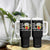 Funny Beer Drinking Tumbler With Handle Bad News for Beer I Just Woke Up TS14 Print Your Wear