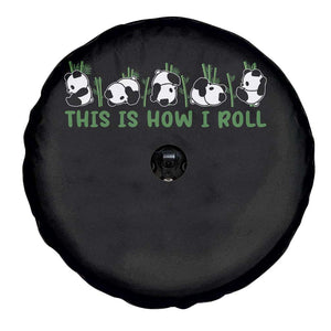 This Is How I Roll Spare Tire Cover Cute Bear Panda Lover TS14 Print Your Wear