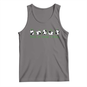 This Is How I Roll Tank Top Cute Bear Panda Lover TS14 Deep Heather Print Your Wear