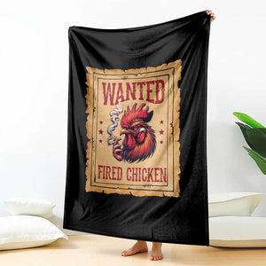 Funny Weed Lover Cannabis 420 Throw Blanket Fried Chicken TS14 Print Your Wear