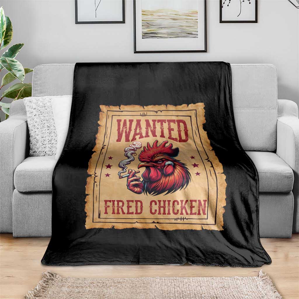 Funny Weed Lover Cannabis 420 Throw Blanket Fried Chicken TS14 Print Your Wear