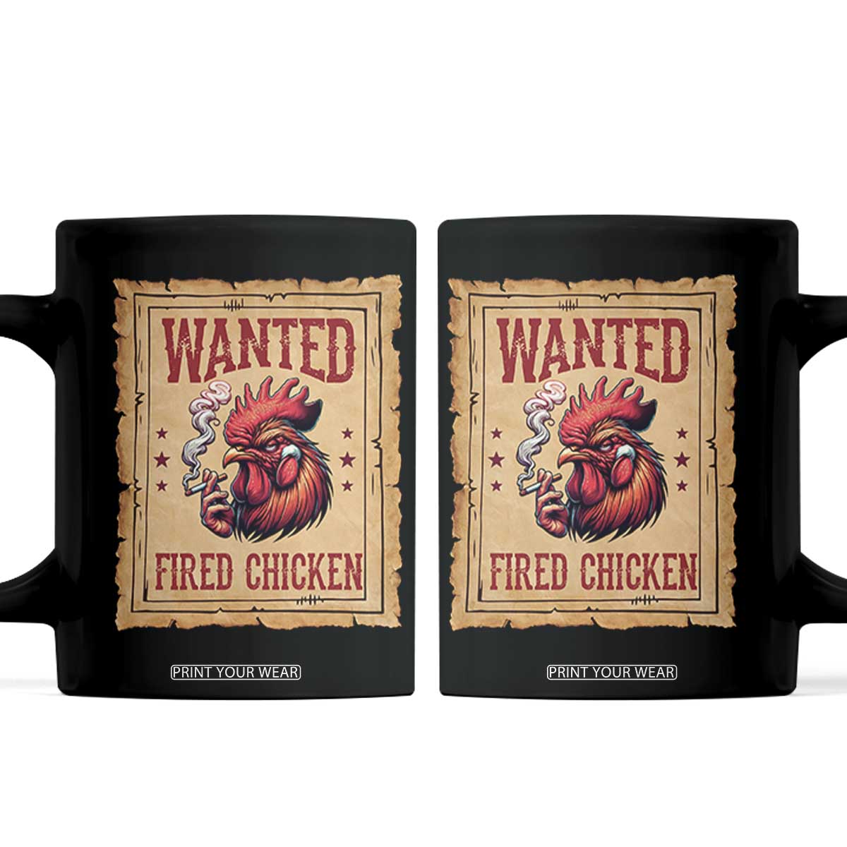 Funny Weed Lover Cannabis 420 Coffee Mug Fried Chicken TS14 Black Print Your Wear
