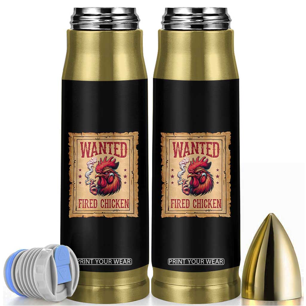 Funny Weed Lover Cannabis 420 Bullet Tumbler Fried Chicken TS14 Black Print Your Wear