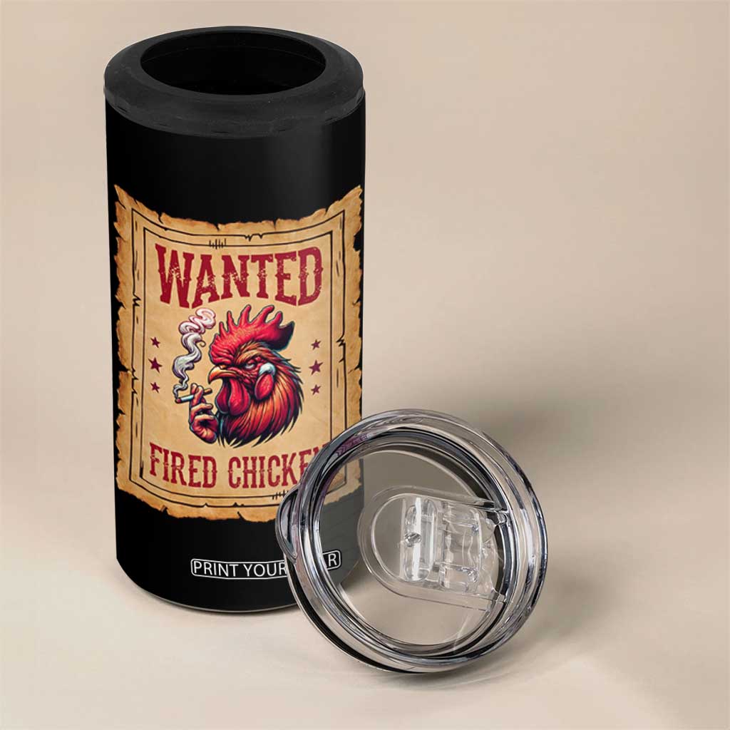 Funny Weed Lover Cannabis 420 4 in 1 Can Cooler Tumbler Fried Chicken TS14 Print Your Wear