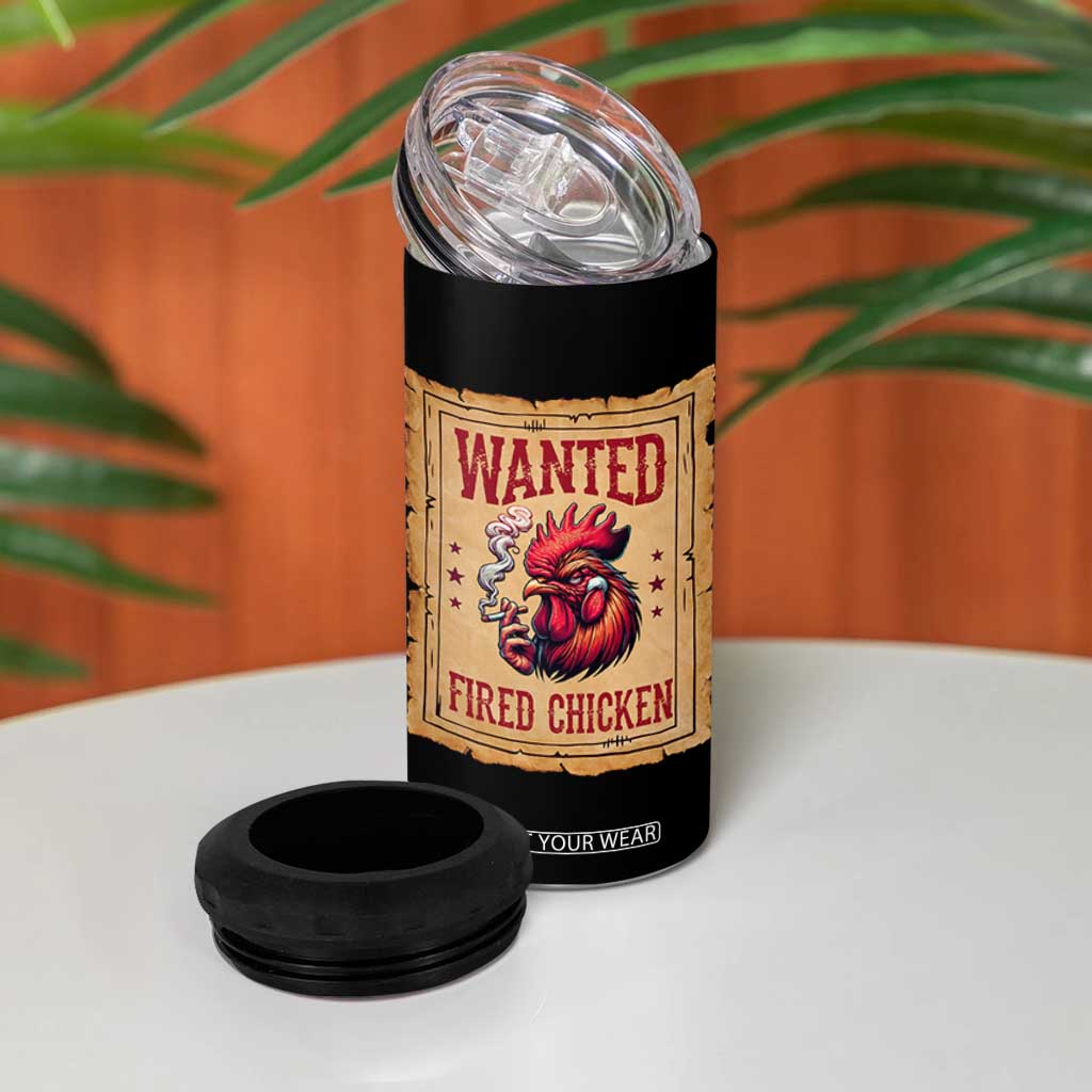 Funny Weed Lover Cannabis 420 4 in 1 Can Cooler Tumbler Fried Chicken TS14 Print Your Wear