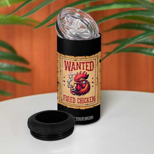 Funny Weed Lover Cannabis 420 4 in 1 Can Cooler Tumbler Fried Chicken TS14 Print Your Wear