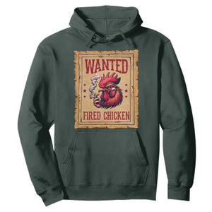 Funny Weed Lover Cannabis 420 Hoodie Fried Chicken TS14 Dark Forest Green Print Your Wear