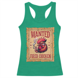 Funny Weed Lover Cannabis 420 Racerback Tank Top Fried Chicken TS14 Irish Green Print Your Wear