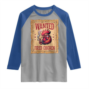 Funny Weed Lover Cannabis 420 Raglan Shirt Fried Chicken TS14 Sport Gray Royal Print Your Wear