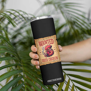 Funny Weed Lover Cannabis 420 Skinny Tumbler Fried Chicken TS14 Print Your Wear