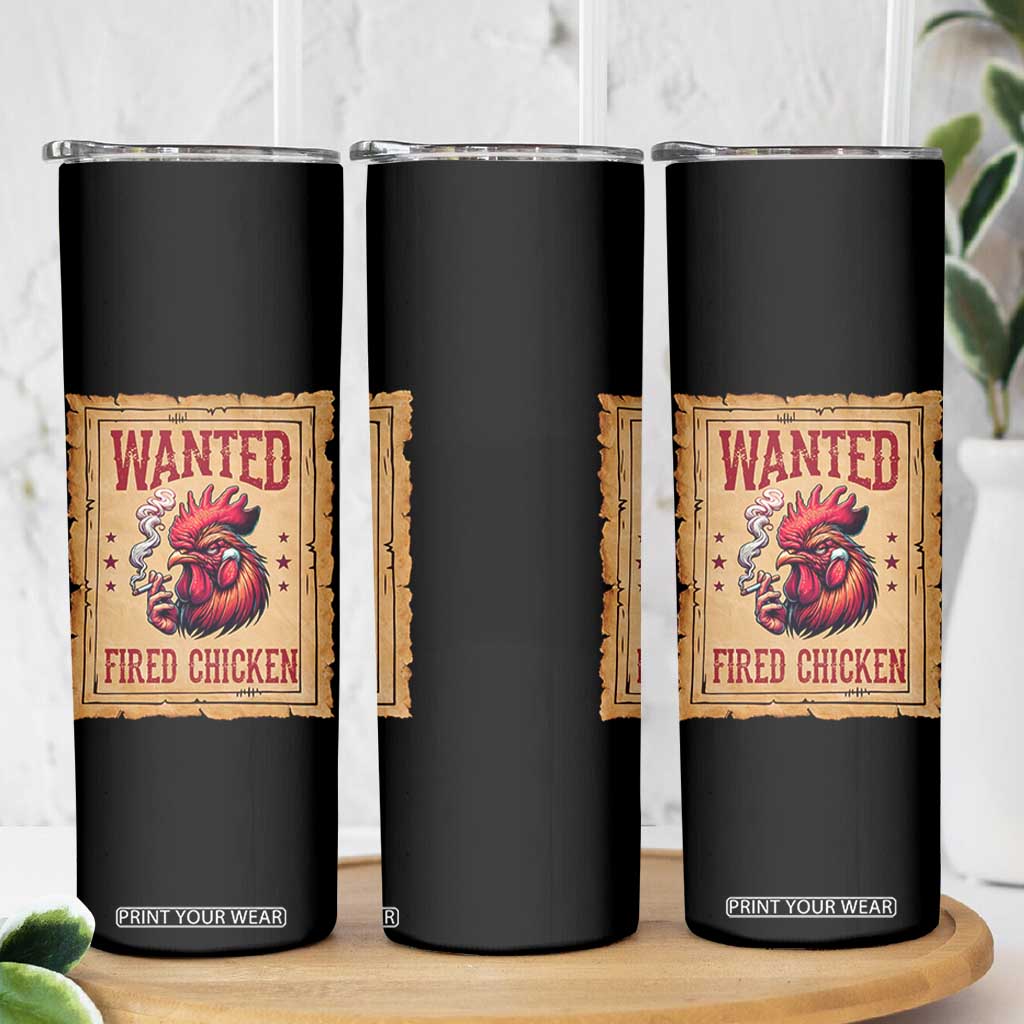Funny Weed Lover Cannabis 420 Skinny Tumbler Fried Chicken TS14 Print Your Wear