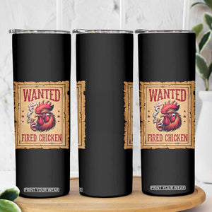 Funny Weed Lover Cannabis 420 Skinny Tumbler Fried Chicken TS14 Print Your Wear
