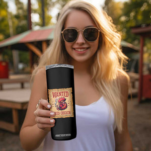 Funny Weed Lover Cannabis 420 Skinny Tumbler Fried Chicken TS14 Print Your Wear