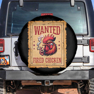 Funny Weed Lover Cannabis 420 Spare Tire Cover Fried Chicken TS14 No hole Black Print Your Wear