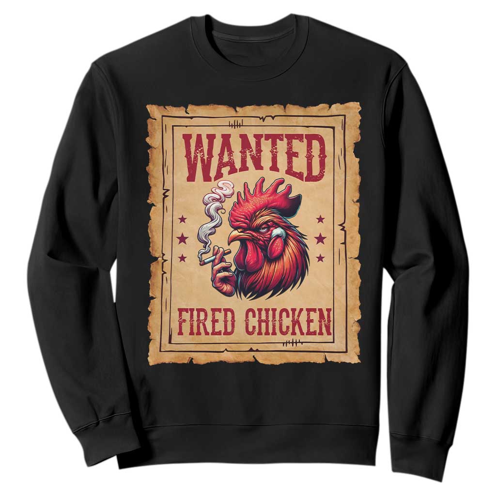 Funny Weed Lover Cannabis 420 Sweatshirt Fried Chicken TS14 Black Print Your Wear