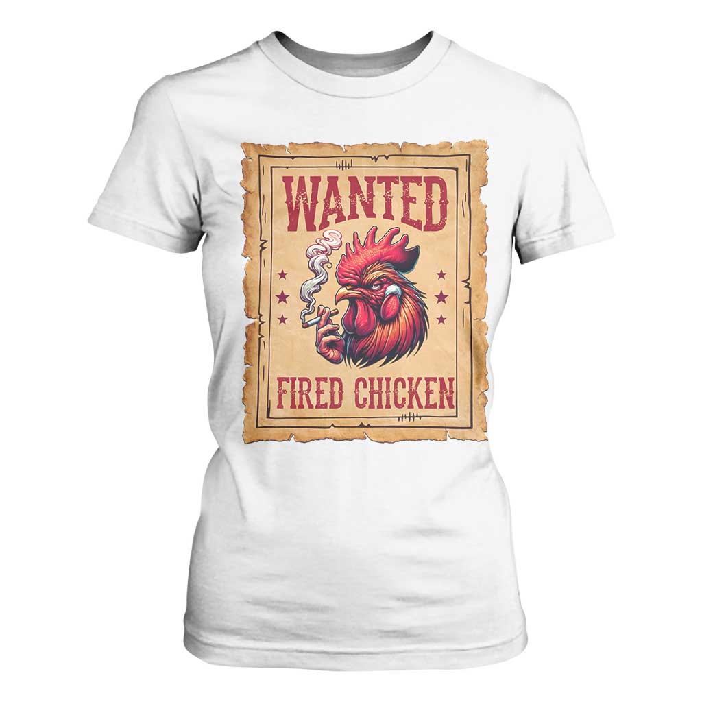 Funny Weed Lover Cannabis 420 T Shirt For Women Fried Chicken TS14 White Print Your Wear