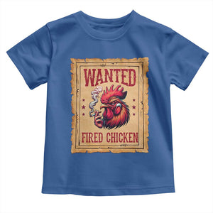 Funny Weed Lover Cannabis 420 Toddler T Shirt Fried Chicken TS14 Royal Blue Print Your Wear