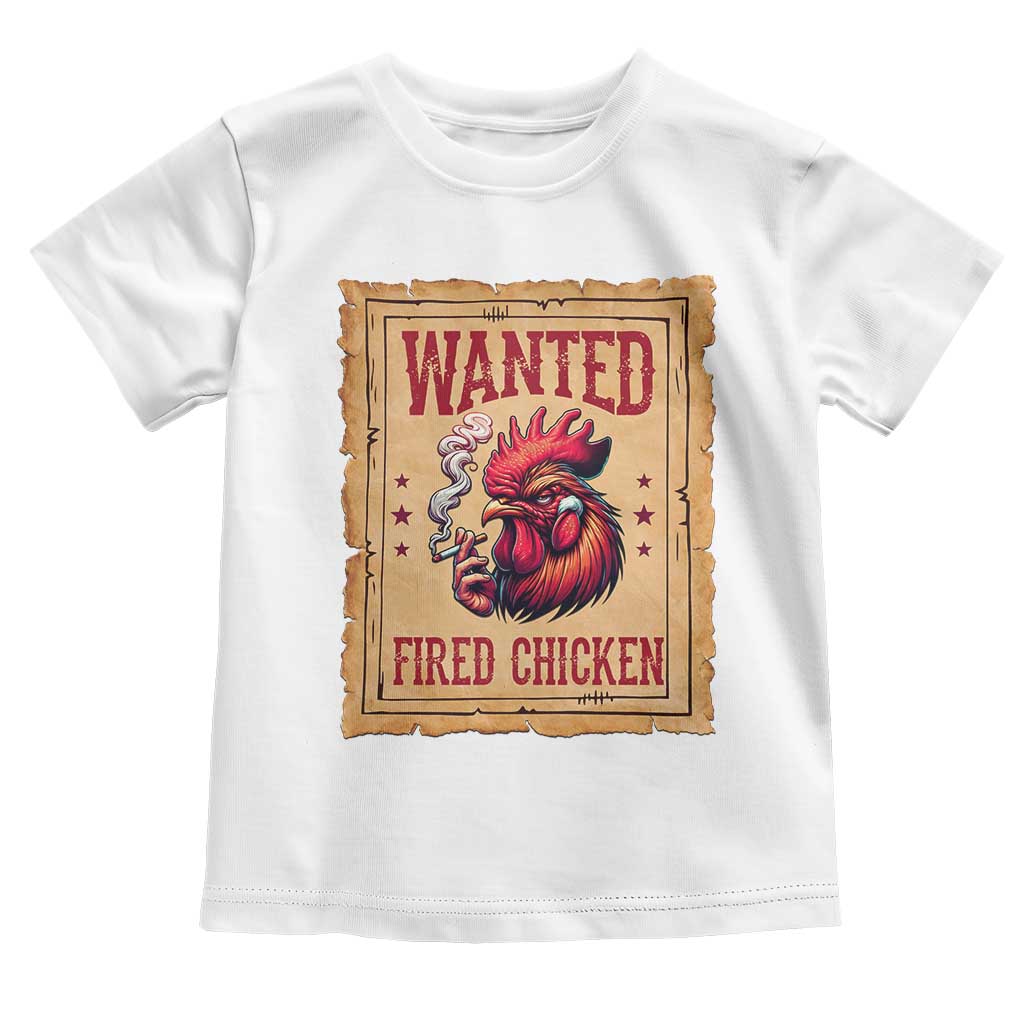 Funny Weed Lover Cannabis 420 Toddler T Shirt Fried Chicken TS14 White Print Your Wear