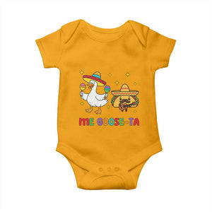 Me Goose Ta Mexican Baby Onesie Funny Spanish Taco Mexican Food Meme TS14 Gold Print Your Wear