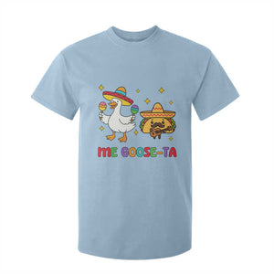 Me Goose Ta Mexican T Shirt For Kid Funny Spanish Taco Mexican Food Meme TS14 Light Blue Print Your Wear