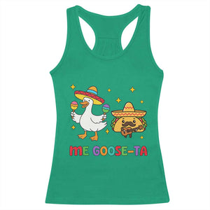 Me Goose Ta Mexican Racerback Tank Top Funny Spanish Taco Mexican Food Meme TS14 Irish Green Print Your Wear