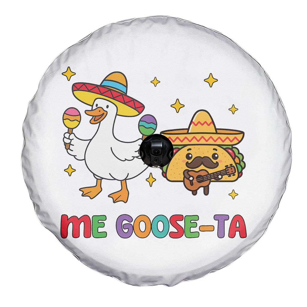 Me Goose Ta Mexican Spare Tire Cover Funny Spanish Taco Mexican Food Meme TS14 Print Your Wear