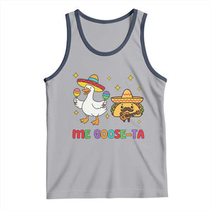 Me Goose Ta Mexican Tank Top Funny Spanish Taco Mexican Food Meme TS14 Athletic Heather Navy Print Your Wear