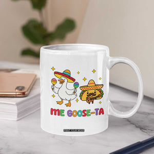 Me Goose Ta Mexican Coffee Mug Funny Spanish Taco Mexican Food Meme TS14 Print Your Wear