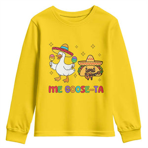 Me Goose Ta Mexican Youth Sweatshirt Funny Spanish Taco Mexican Food Meme TS14 Daisy Print Your Wear
