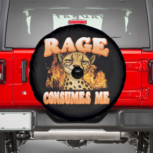 Cool Cheetah Spare Tire Cover Funny Range Consumes Me Sarcastic Wild Animal TS14 Black Print Your Wear