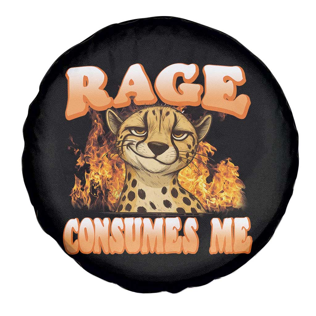Cool Cheetah Spare Tire Cover Funny Range Consumes Me Sarcastic Wild Animal TS14 Print Your Wear