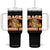 Cool Cheetah Tumbler With Handle Funny Range Consumes Me Sarcastic Wild Animal TS14 One Size: 40 oz Black Print Your Wear