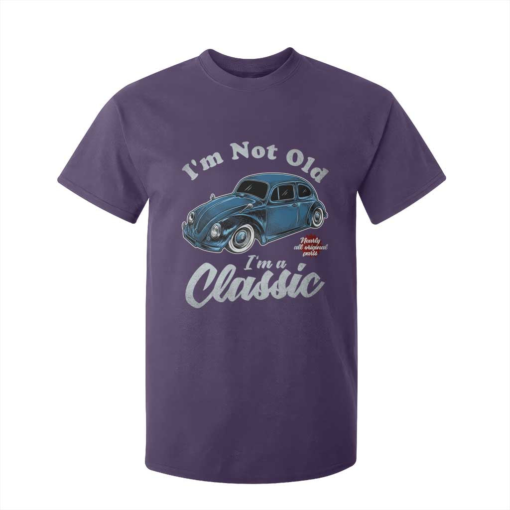 I'm Not Old I'm Classic T Shirt For Kid Vintage Distressed Classic Bug Travel TS14 Purple Print Your Wear