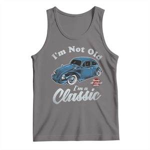 I'm Not Old I'm Classic Tank Top Vintage Distressed Classic Bug Travel TS14 Deep Heather Print Your Wear