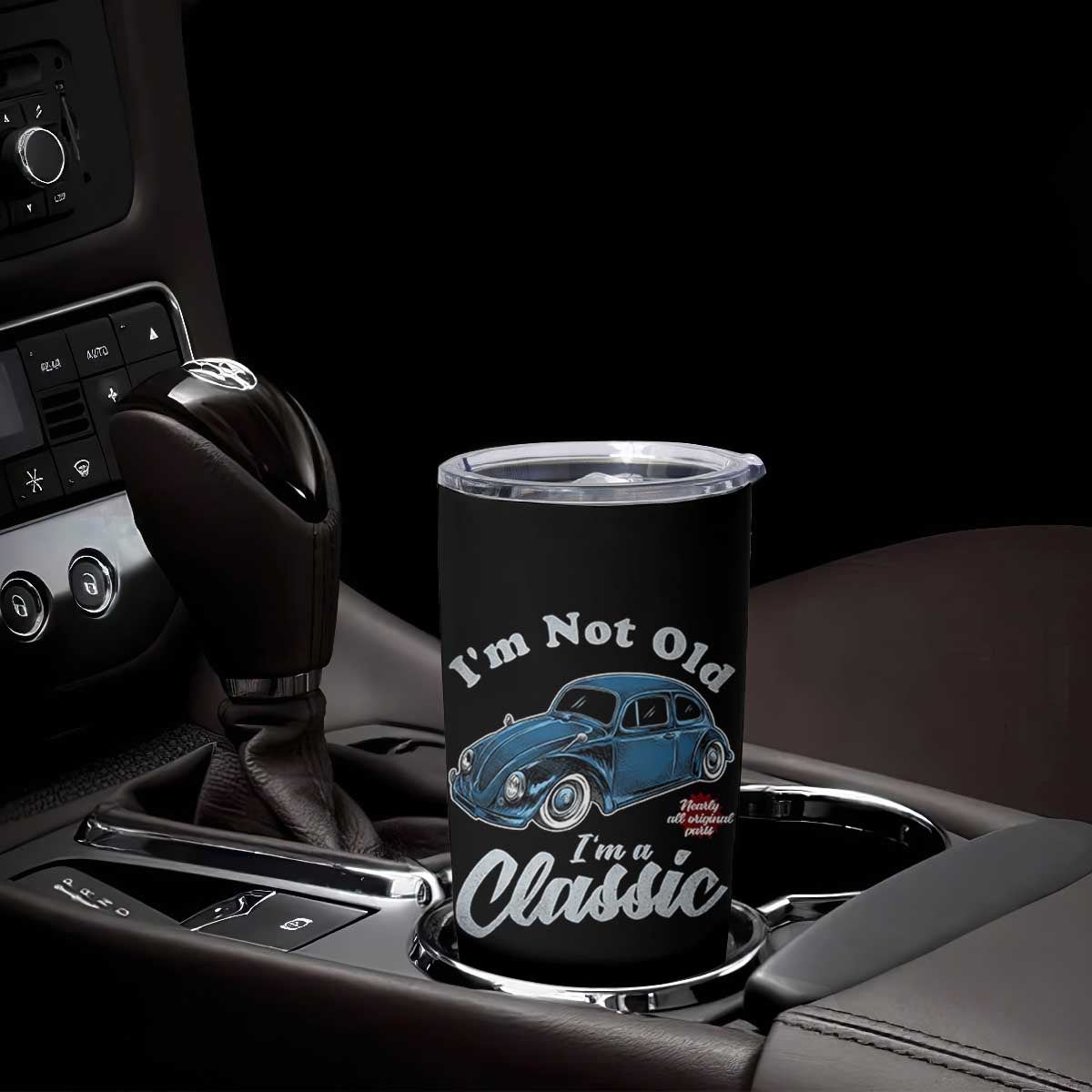 I'm Not Old I'm Classic Tumbler Cup Vintage Distressed Classic Bug Travel TS14 Print Your Wear