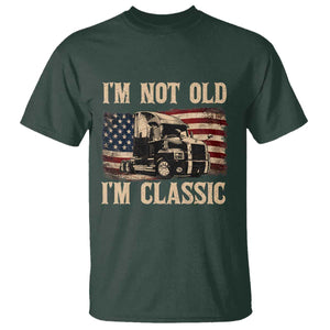 I'm Not Old I'm Classic T Shirt Vintage Distressed Big Rig 18 Wheeler Driver