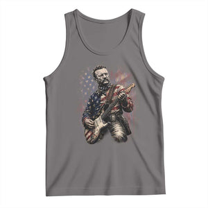 Teddy Roosevelt Playing Guitar 4th of July Tank Top