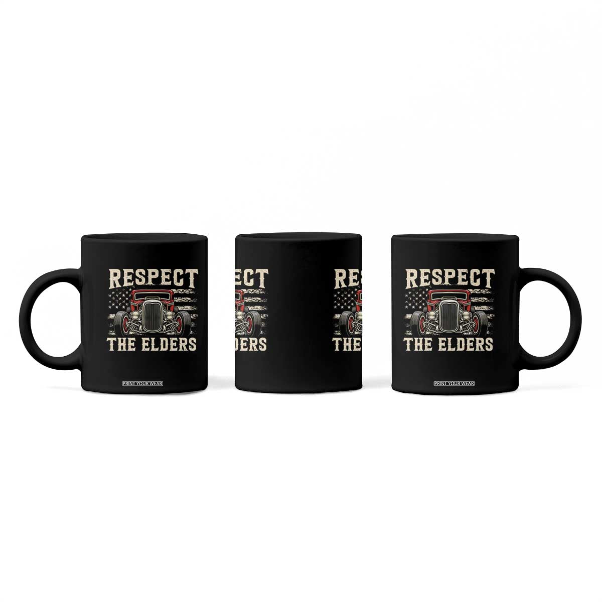 Respect The Elders Coffee Mug 1932 American Classic Hotrod TS14 Print Your Wear