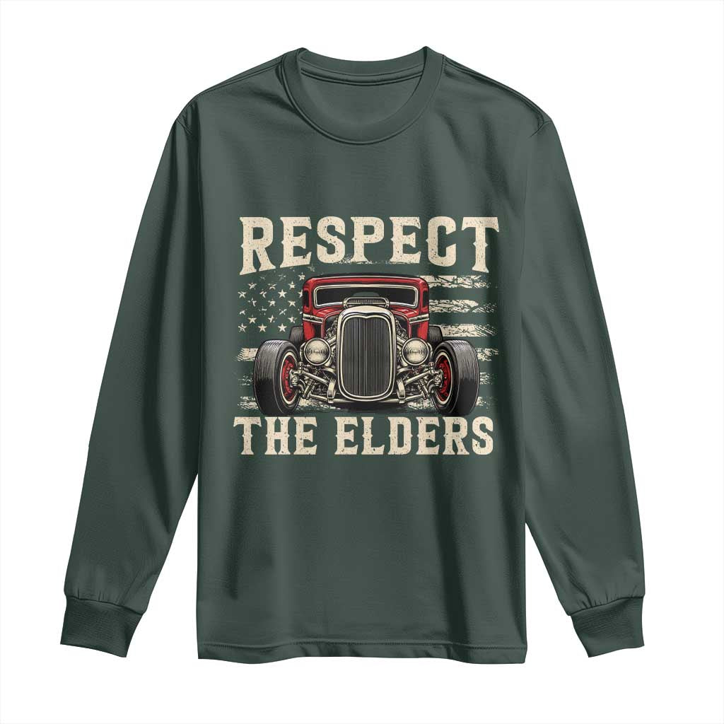 Respect The Elders Long Sleeve Shirt 1932 American Classic Hotrod