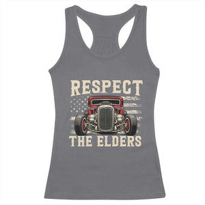 Respect The Elders Racerback Tank Top 1932 American Classic Hotrod